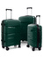 Zestaw 3 walizek KEMER RGL PP3 BUTELKOWA ZIELEŃ