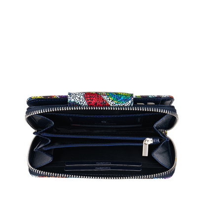 Portfel damski BajuBaj ze skóry naturalnej w motyle PD2006Cs13 RFIDPS