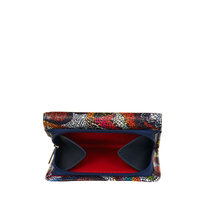 Mały Kolorowy Portfel Damski BajuBaj z Motywem Motyli – Styl i Bezpieczeństwo RFID PD2003cs13