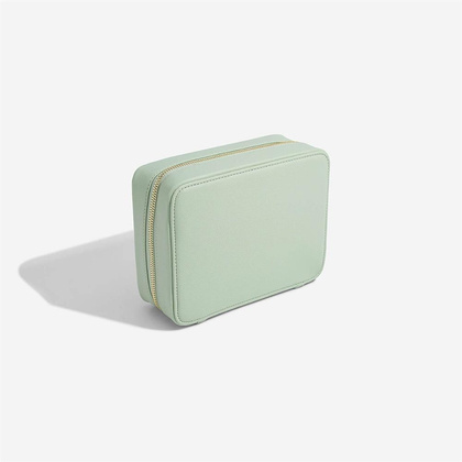 Etui na ładowarki i słuchawki Stackers Pebble zieleń szałwiowa