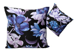Poduszka z wypełnieniem/suwak - Kwiaty (CARMANI)