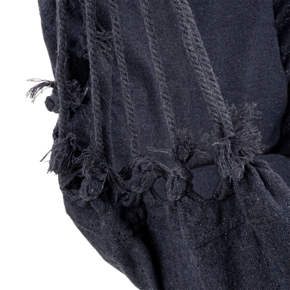 Hamak brazylijski fotel podwieszany huśtawka grafitowy