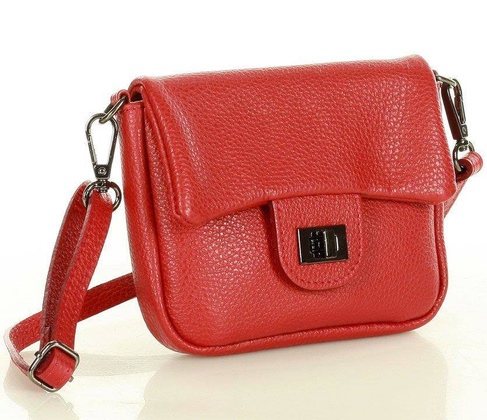 Mini torebka etui na telefon na pasku wizytowa listonoszka phone pouch - MARCO MAZZINI czerwony - min. zamówienie 20 / 50 / 100 szt.