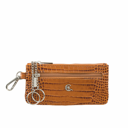 Etui na klucze Canaletto z naturalnej skóry tłoczonej na wzór krokodyla ED42s262