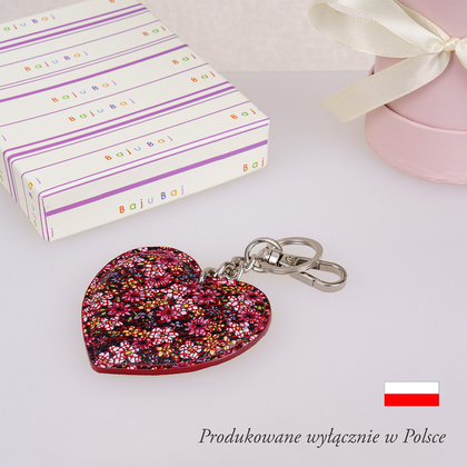 Serduszko Skórzane – Brelok ze Skóry Naturalnej BajuBaj E23s82