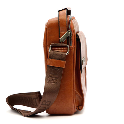 Torba męska na ramię NORTHAMPTON POLO CLUB PC3104 Czarna