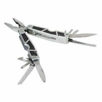 Narzędzie wielofunkcyjne z latarką UPOMINKARNIA Survivor Czarny