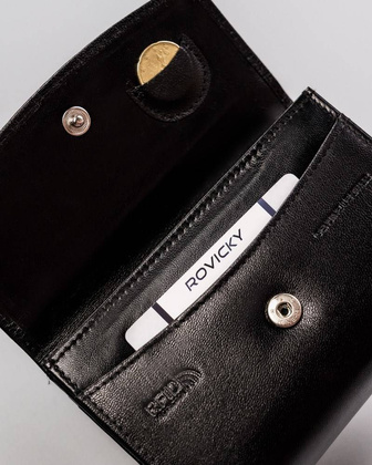 Elegancki portfel damski ze skóry naturalnej