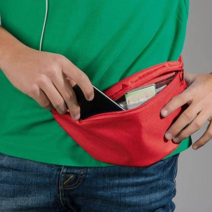 Saszetka na pas CARAVELAS Czerwona