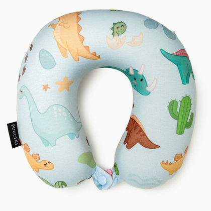 Poduszka podróżna dziecięca PUCCINI PKPP 7B Dinozaury