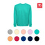 THC COLOMBO. Bluza (unisex) z włoskiego materiału frotte bez zapięcia