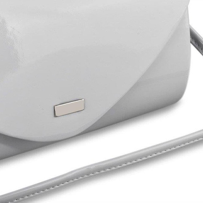 Torebka wizytowa KEMER SOLIER F15 Szary Lakier - min. zamówienie 20 / 50 / 100 szt.