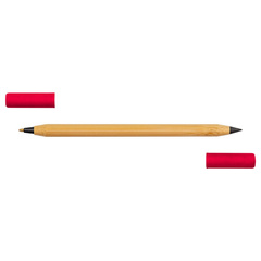 Bambusowy długopis 2 w 1, "wieczny" ołówek | Mikayla