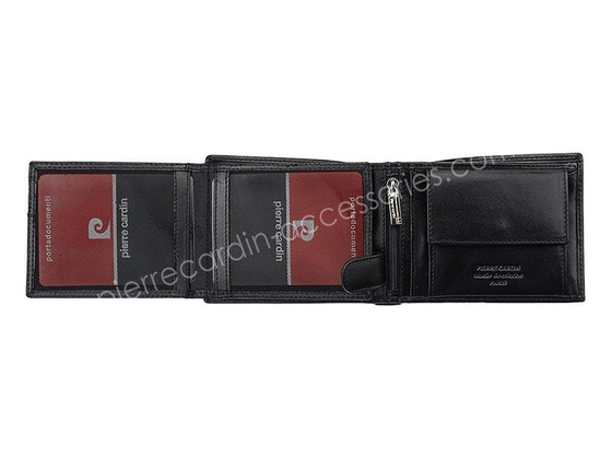 Portfel męski skórzany PIERRE CARDIN YS507.1 325 RFID Czarny
