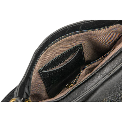 Listonoszka damska skórzana KEMER VOOC T5 Czarna