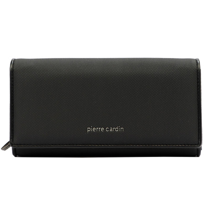 Portfel damski skórzany PIERRE CARDIN LADY66 1720 Srebrny