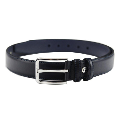 Pasek męski skórzany PIERRE CARDIN PSN 6206 Niebieski