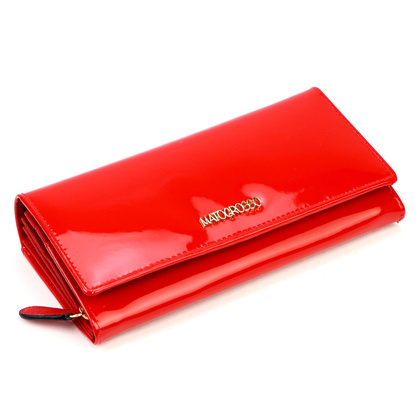 Portfel damski skórzany PELLUCCI 0743-57 RFID Czerwony