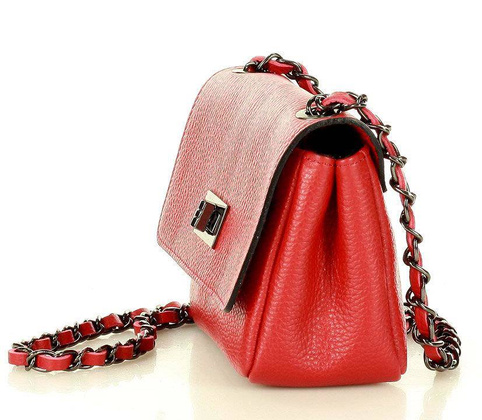 Torebka wizytowa listonoszka skóra MAZZINI - Sevilla czerwony - min. zamówienie 20 / 50 / 100 szt.