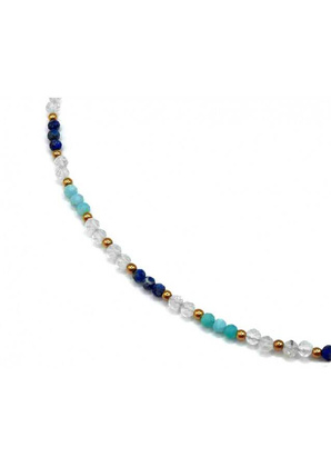 Naszyjnik Amazonit Lapis 925