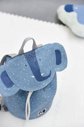 Mrs.Elephant Plecaczek 23 x 30 cm Niebieski