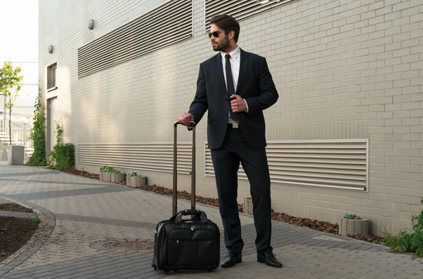 Torba podróżna na kołach McKlein Chicago 17" Czarna