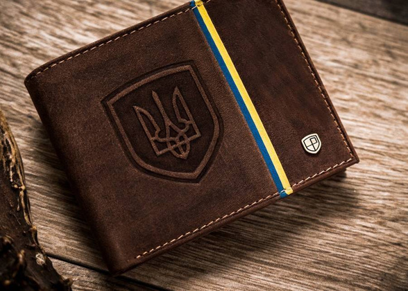 Skórzany portfel męski w orientacji poziomej z systemem rfid