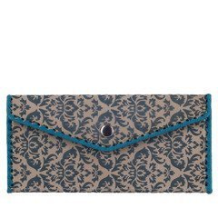 Portfel damski skórzany KEMER KGKB Niebieski - min. zamówienie 20 / 50 / 100 szt.