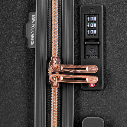 Duża walizka PUCCINI MALIBU PC031A 1 Czarna