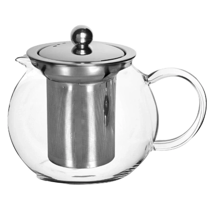 Dzbanek z sitkiem do zaparzania imbryk czajnik zaparzacz do herbaty ziół 0,8 l