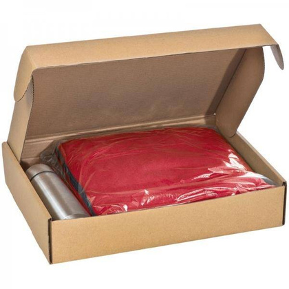 Zestaw polarowy koc 2w1 i termos LIVERPOOL