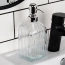 Pojemnik szklany do mydła lub płynu do naczyń dozownik na mydło płyn 550 ml