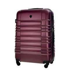 Średnia walizka KEMER SOLIER 838 Bordowa - min. zamówienie 20 / 50 / 100 szt.