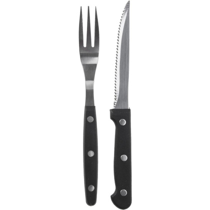 SZTUĆCE NÓŻ I WIDELEC DO STEKÓW 8 ELEMENTÓW