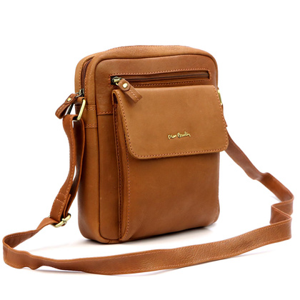 Torba męska skórzana PIERRE CARDIN TILAK112 8423 Camel