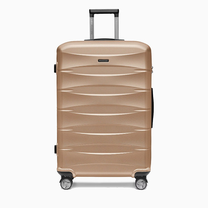 Duża walizka PUCCINI CAIRO ABS030A 6C Złota