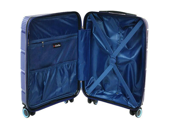 Mała kabinowa walizka DIELLE 170 Niebieska
