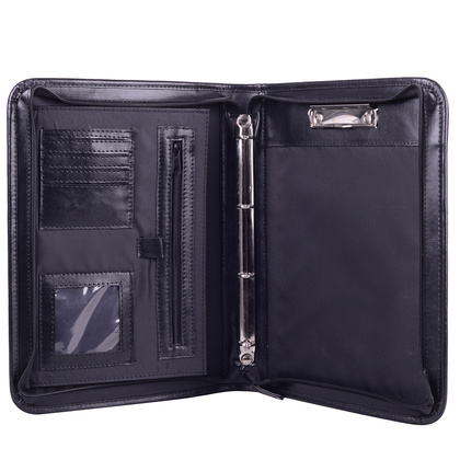 Aktówka skórzana KEMER Akt 1003 Czarna - min. zamówienie 20 / 50 / 100 szt.