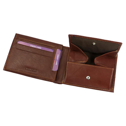 Portfel męski Coveri1906292 skóra naturalna Niebie