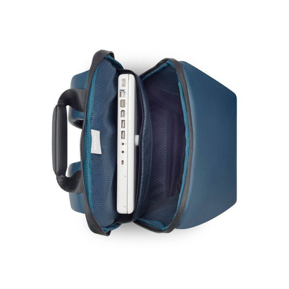 Walizka Delsey Securain Miejski turkusowy plecak na laptopa 16"