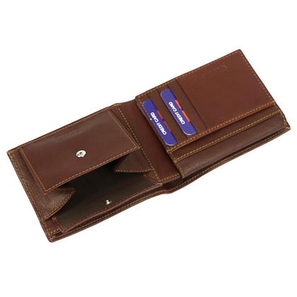 Portfel męski Coveri1906292 skóra naturalna Niebie