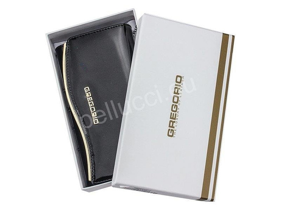 Portfel damski skórzany PELLUCCI ZLF-114 Popiel