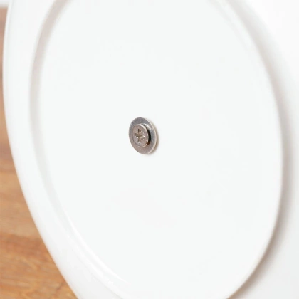 Patera porcelanowa 3-poziomowa biała 25 cm