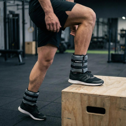 OBCIĄŻENIE NA PRZEGUBY SZARE 14KG (2x7KG) ENERO FIT