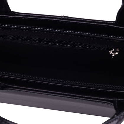 Teczka damska skórzana KEMER T12 Czarna - min. zamówienie 20 / 50 / 100 szt.