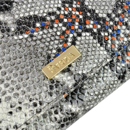 Portfel damski skórzany PELLUCCI SN-100 RFID popiel + pomarańcz