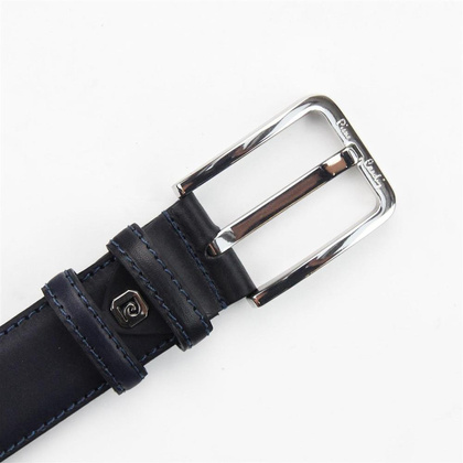 Pasek męski skórzany PIERRE CARDIN PSN 6206 Niebieski