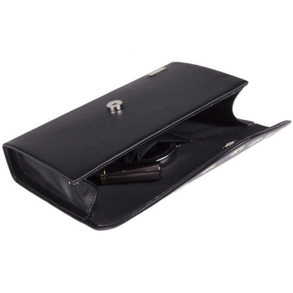 Kopertówka damska z łańcuszkiem KEMER SOLIER F21 Czarna - min. zamówienie 20 / 50 / 100 szt.