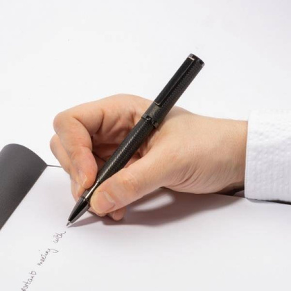 Pióro kulkowe Hugo Boss Formation Herringbone Gun