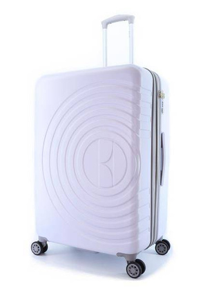 Walizka duża ELLE Debossed lilowa